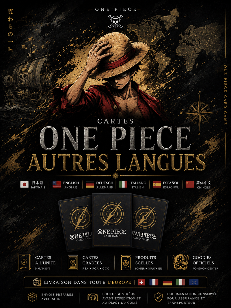 Cartes One Piece US et autres langues