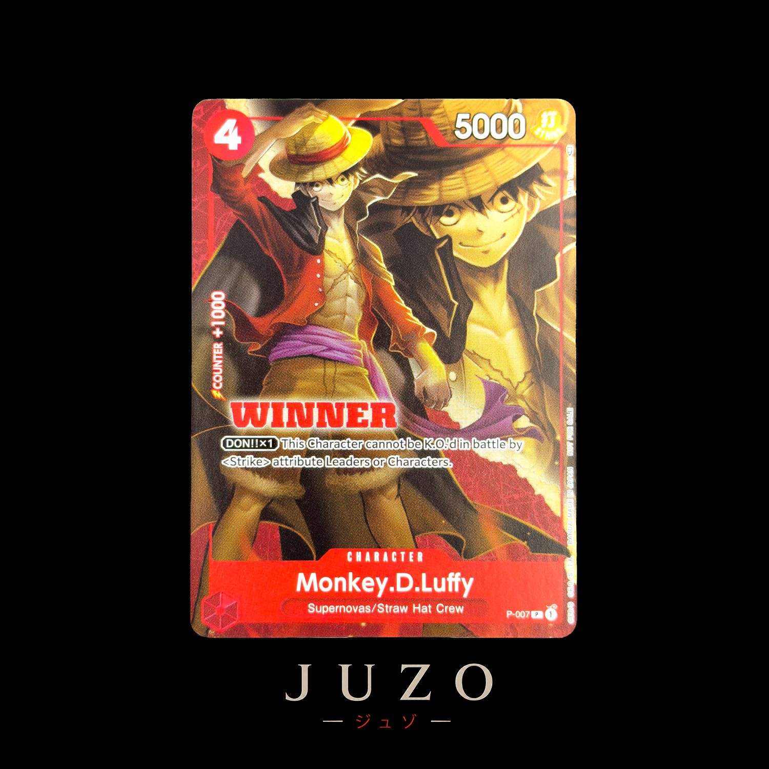 (🇺🇸) (🏆) Monkey D. Luffy Winner Pack Promo Vol. 1 - P-007