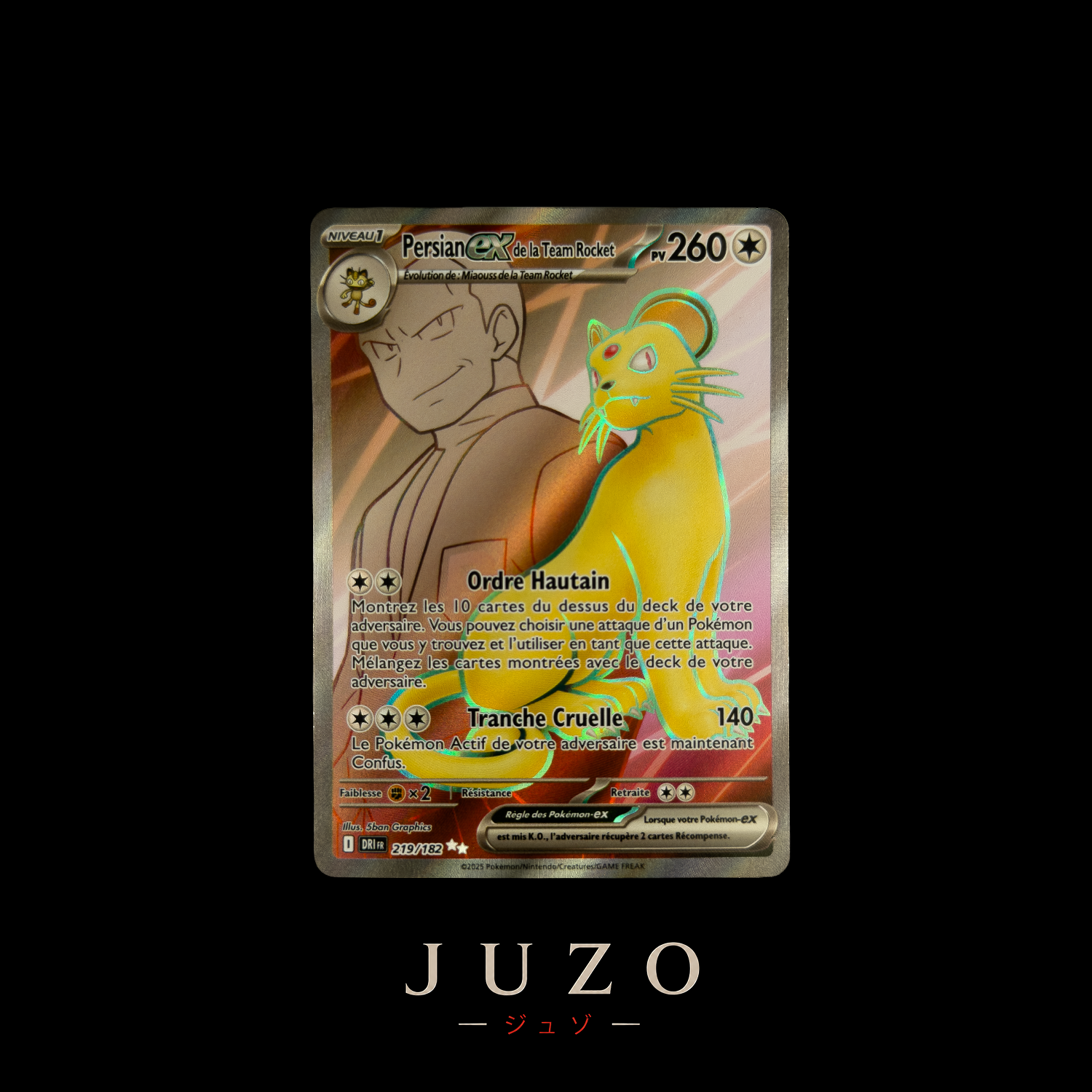 (🇫🇷) Persian EX de la Team Rocket - EV10 219/182